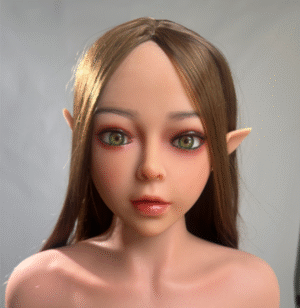 No.9003 |  June TPE Doll Head（Dark skin ）